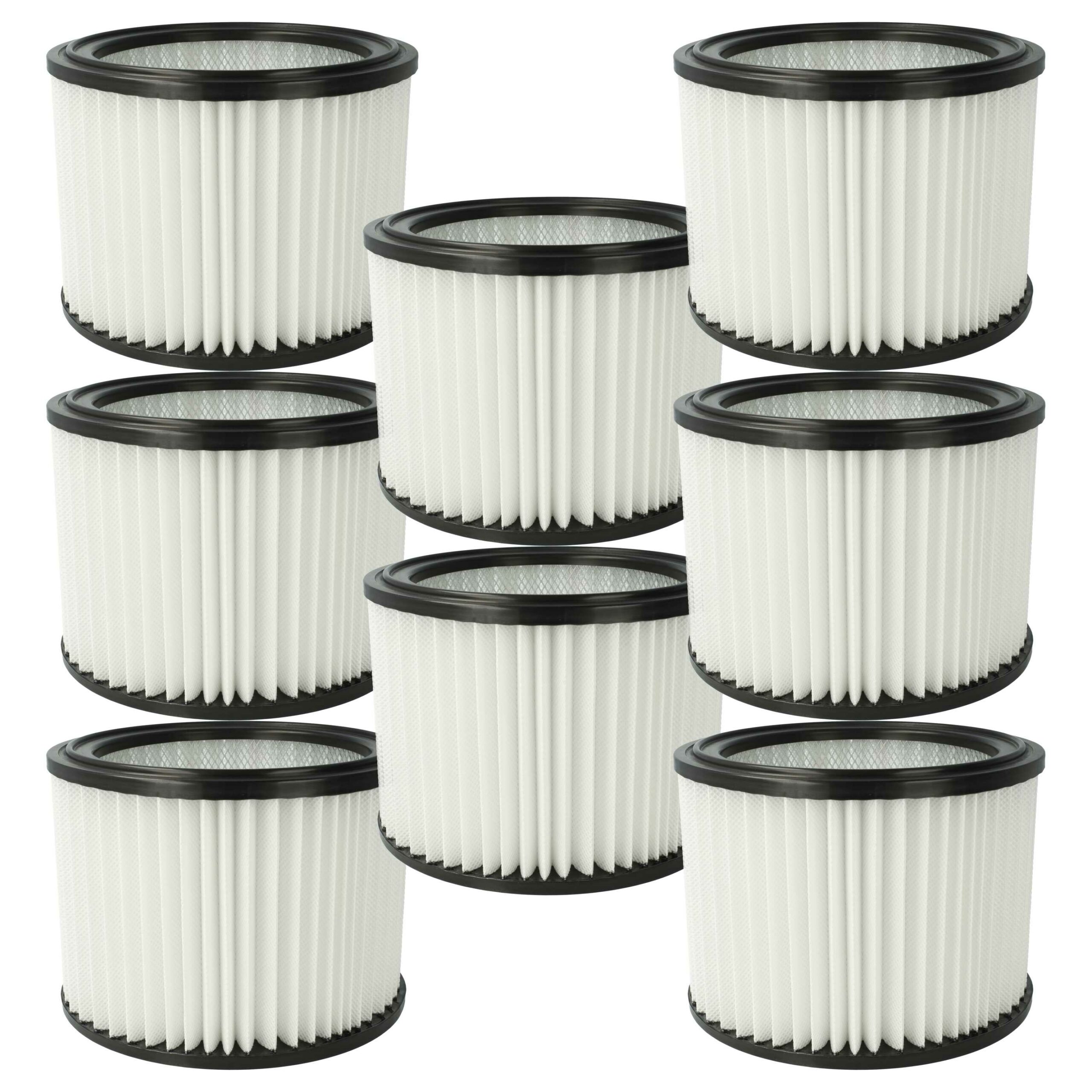 8x Elemento Filtro de Substituição vhbw para Aspirador Hitachi HiKOKI 4100601