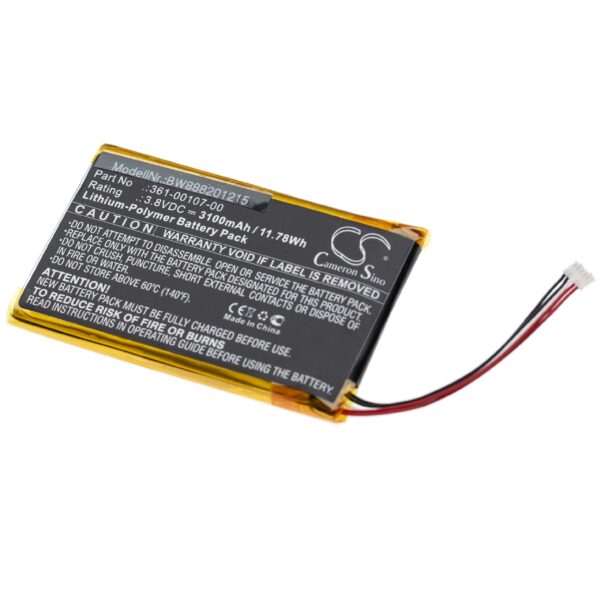 Bateria GPS vhbw para Garmin 361-00107-00 - 3100mAh, 3.8V