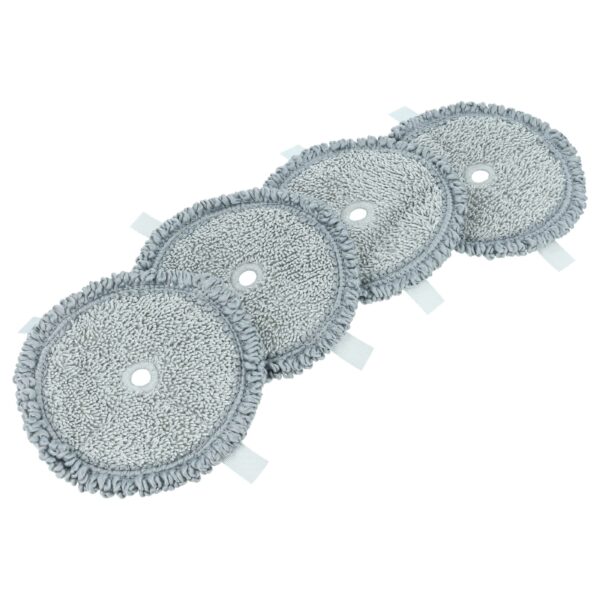 4x Pano de Limpeza Microfibra vhbw para Aspirador Bosch BBS71BHYG, BCS71HYG1, Unlimited 7