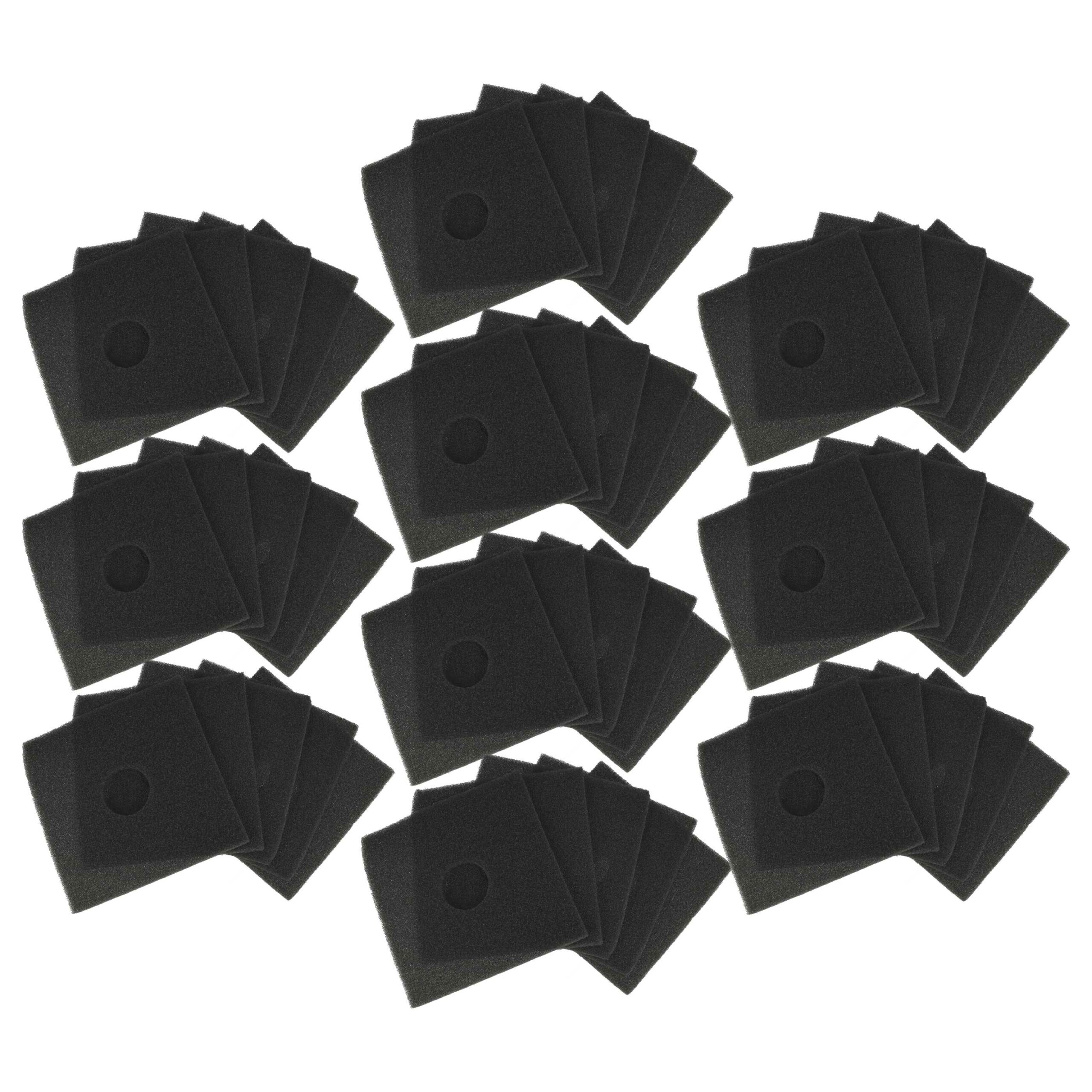 Pack 50x Filtros de Ar para Ventiladores Helios - Substituição Helios 0587 vhbw
