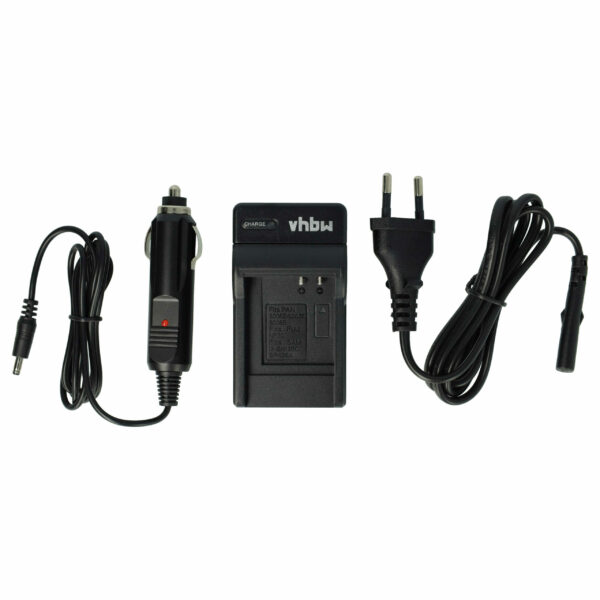 Carregador de Baterias vhbw para Panasonic Lumix DMC-TZ1, DMC-TZ2, DMC-TZ3, DMC-TZ4 - 0.6 A, 4.2 V