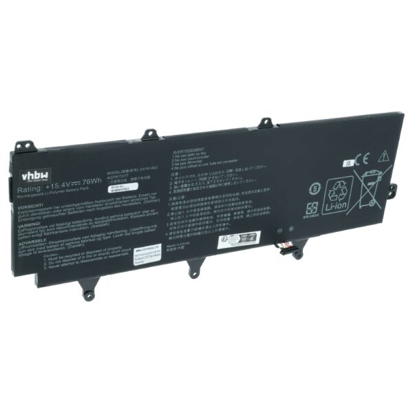 Bateria para Notebook Asus compatível com 0B200-03140100, C41N1802 - 4850 mAh 15.4 V Li-polímero