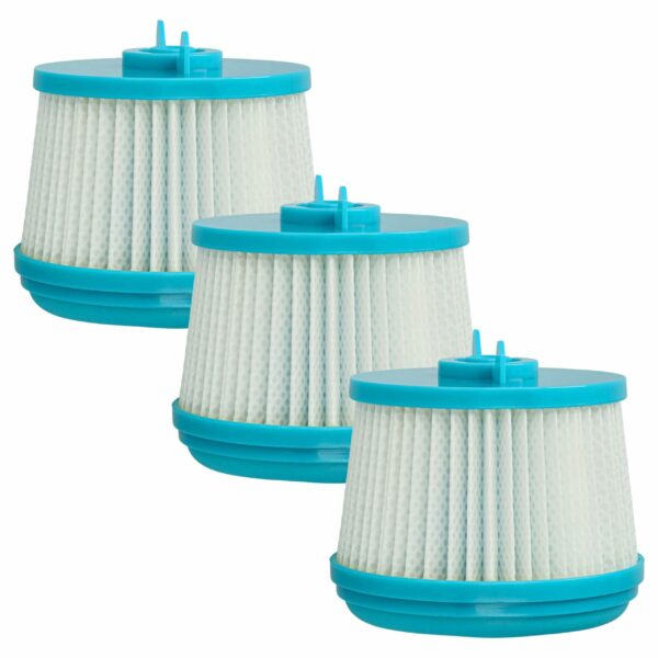 Pack 3x Filtros HEPA Pós-motor vhbw para Aspiradores Genius (substitui A01328, A04264, A28041)