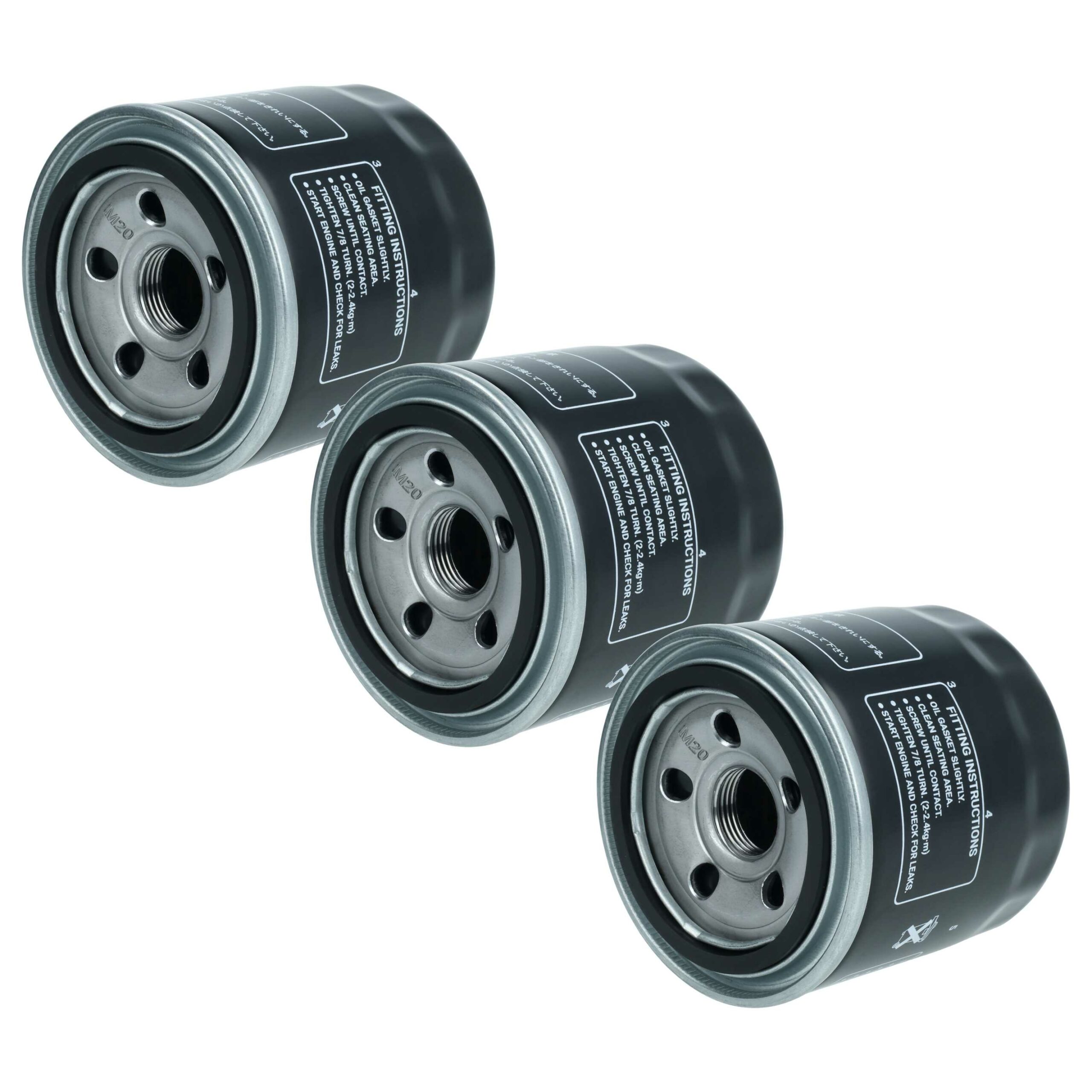 3x Filtro de Óleo vhbw para Veículos e John Deere AM101378, AM100750