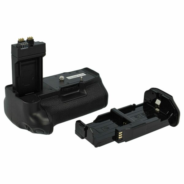 Pega de Bateria Compatível com Canon BG-E8 - Plástico/Metal vhbw