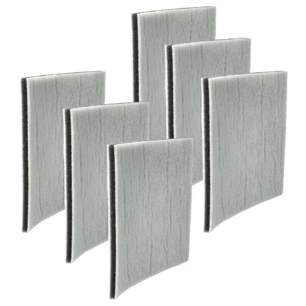 Pack 6x Filtros Motores de Substituição Philips 482248010228 para Aspiradores Philips (12,4 x 12,9 cm)