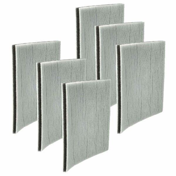 Pack 6x Filtros Motores de Substituição Philips 482248010228 para Aspiradores Philips (12,4 x 12,9 cm)