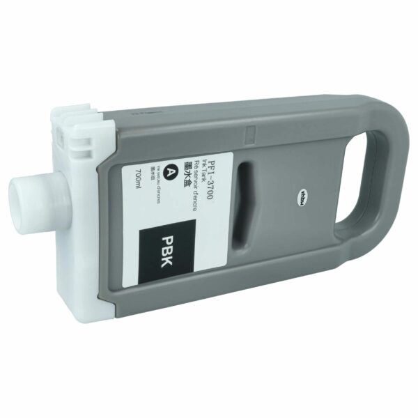 Cartucho de Tinta vhbw Compatível com Canon PFI-3700 PBK - Preto Fotográfico 700 ml