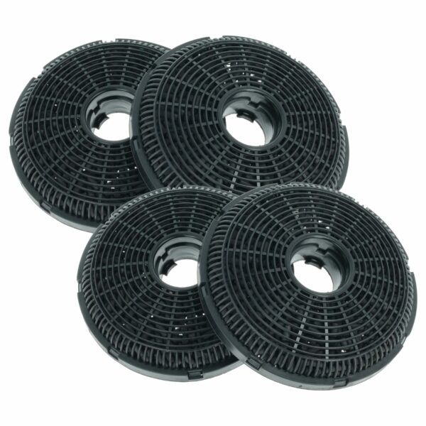 4x Filtro de Carvão Ativado Compatível com Bosch DWK66AJ20T, DWK66AJ60T e Grundig