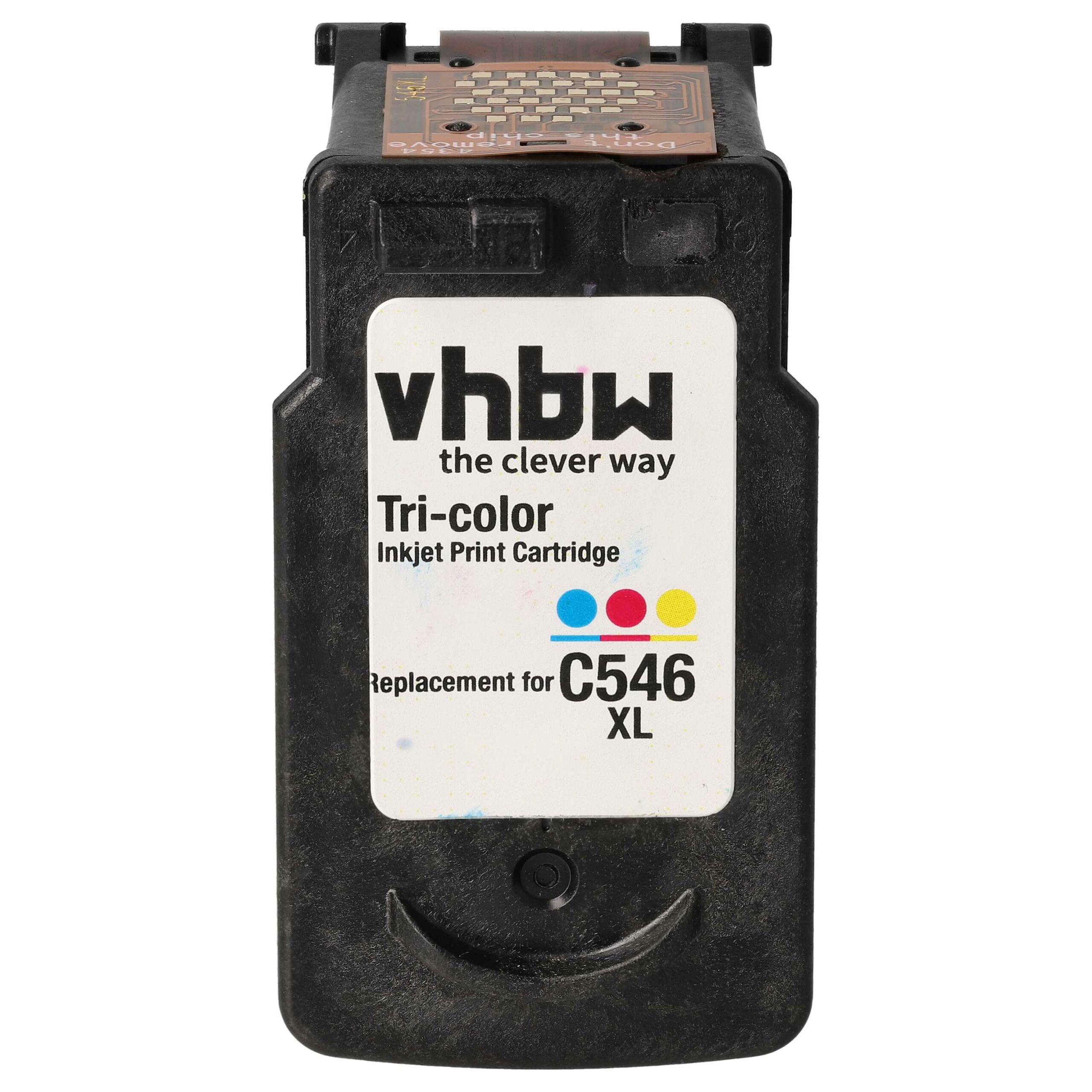 Tinteiro vhbw Tricolor Refill 12 ml para Canon CL-546, CL-546XL (Pixma MG2450, MG2550, TS3150) - Image 3