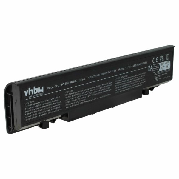 Bateria para Portátil Dell 312-0711, 312-0712, 312-0708, 451-10660 - 4400 mAh 11.1 V Li-Ion vhbw