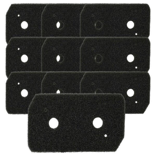 10x Filtro de Esponja vhbw para Seca-Roupas Bosch Siemens 12007650