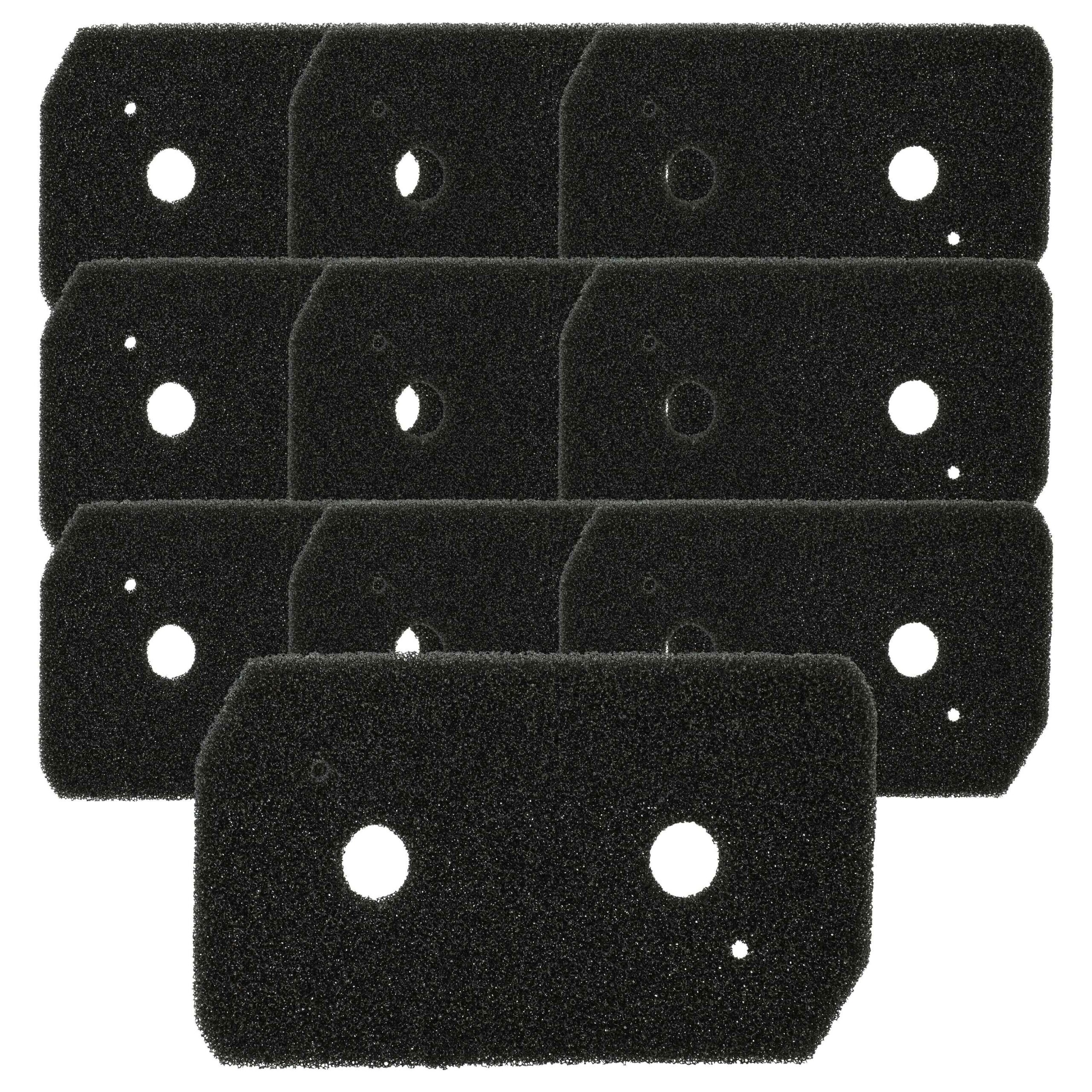 10x Filtro de Esponja vhbw para Seca-Roupas Bosch Siemens 12007650