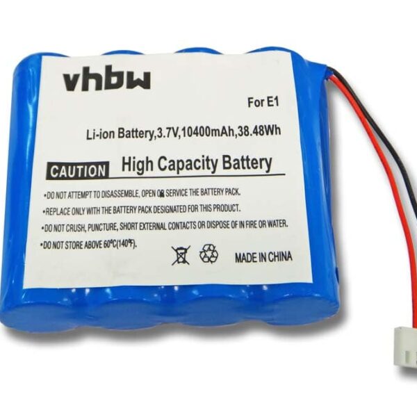 Bateria de substituição vhbw para rádio DAB Pure E1 - 10400 mAh 3.7 V Li-Ion