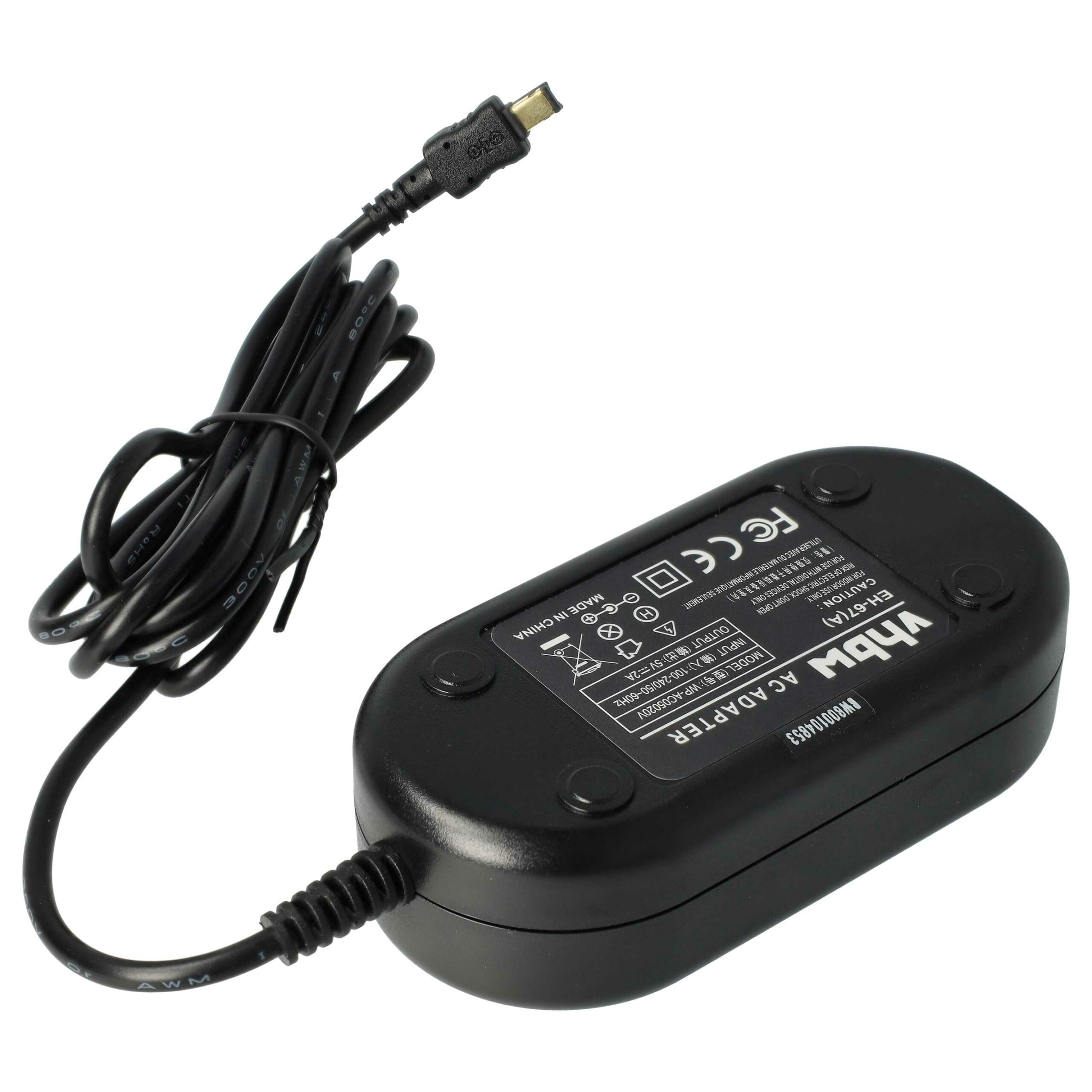Adaptador de Alimentação vhbw para Câmaras Nikon (Substitui EH-67 / EH-67A) - 2 m, 5 V 2.0 A - Image 4
