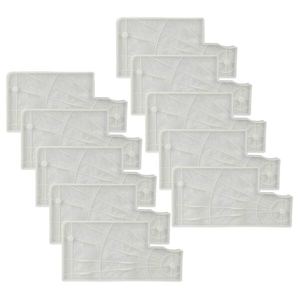 10x Filtro Motor de Substituição Kärcher 5.731-611.0 para Aspirador Kärcher, 9,2 x 18,3 cm