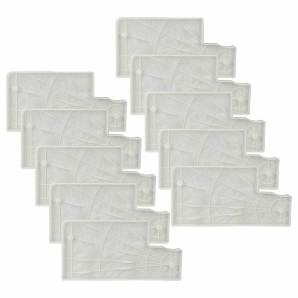 10x Filtro Motor de Substituição Kärcher 5.731-611.0 para Aspirador Kärcher, 9,2 x 18,3 cm