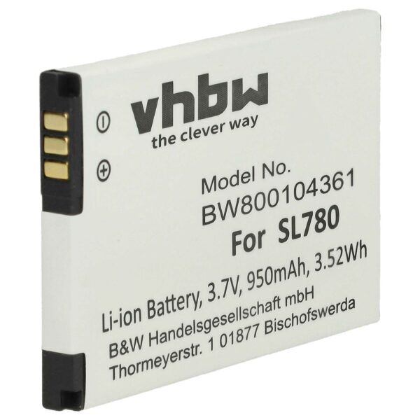 Bateria vhbw para telefone Gigaset - Compatível Siemens S30852-D2152-X1 - 950 mAh 3.7 V Li-Ion
