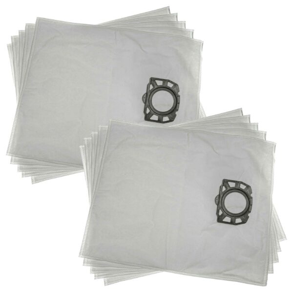 10x Sacos para Aspirador Kärcher 2.863-314.0, KFI 357 - vhbw Microfleece