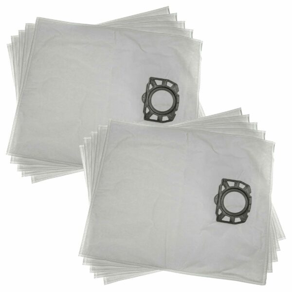 10x Sacos para Aspirador Kärcher 2.863-314.0, KFI 357 - vhbw Microfleece