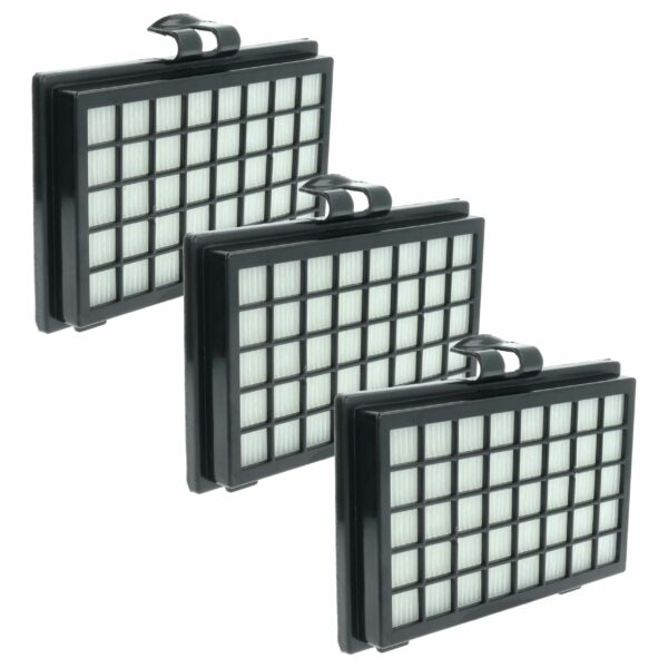 3x Filtro de substituição Fakir 2799860 para aspirador Fakir, classe H11