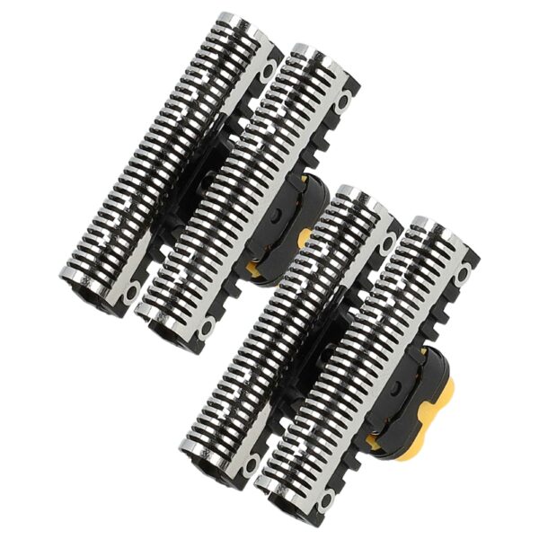 2x Bloco de Corte Compatível com Braun Contour - Preto/Prateado vhbw