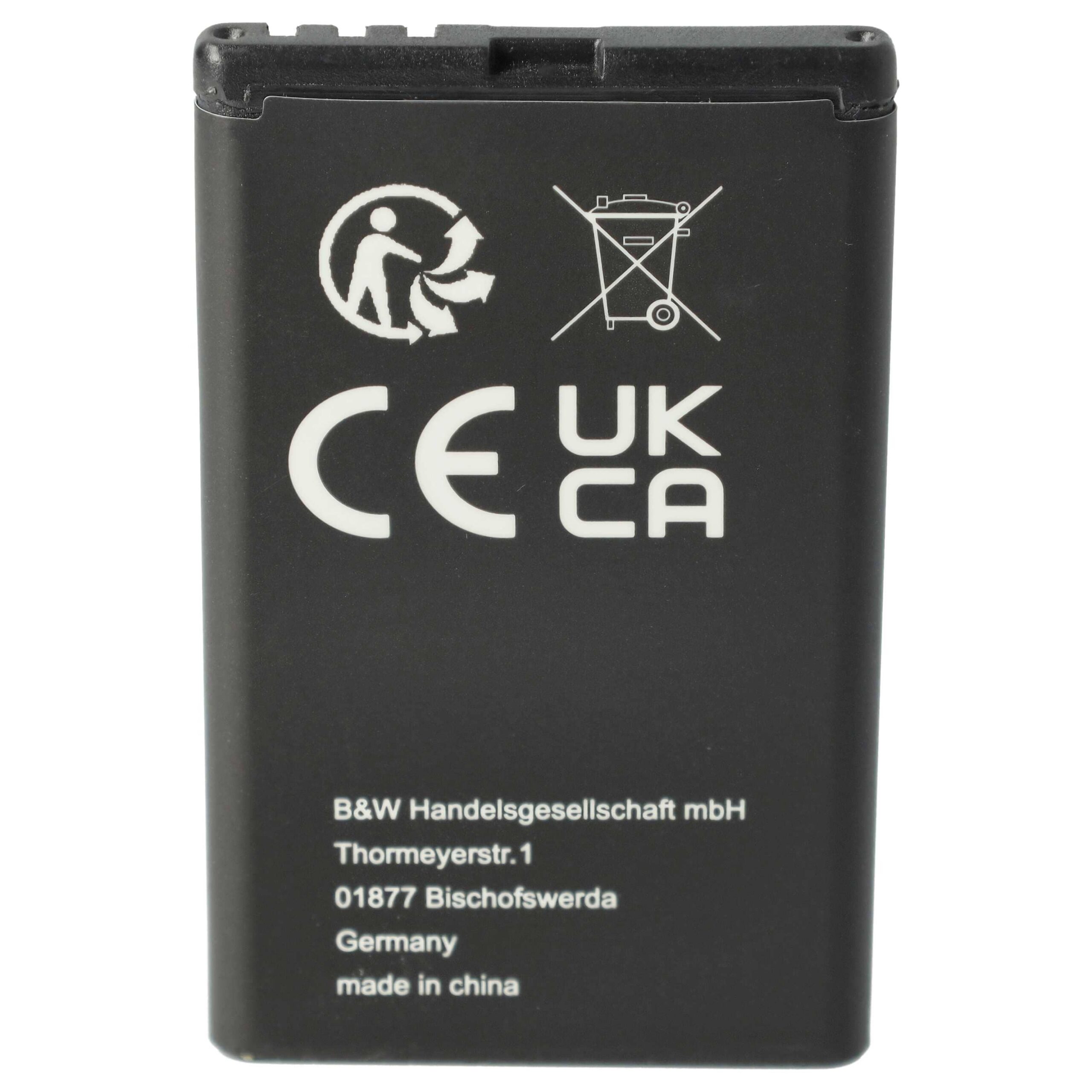 Bateria vhbw para Doro RCB01 - 900 mAh 3.7 V Li-Ion - Image 4
