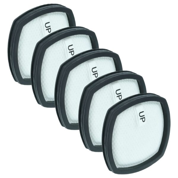 5x Filtro de Substituição vhbw para Aspirador Leifheit 89161, Classe H10
