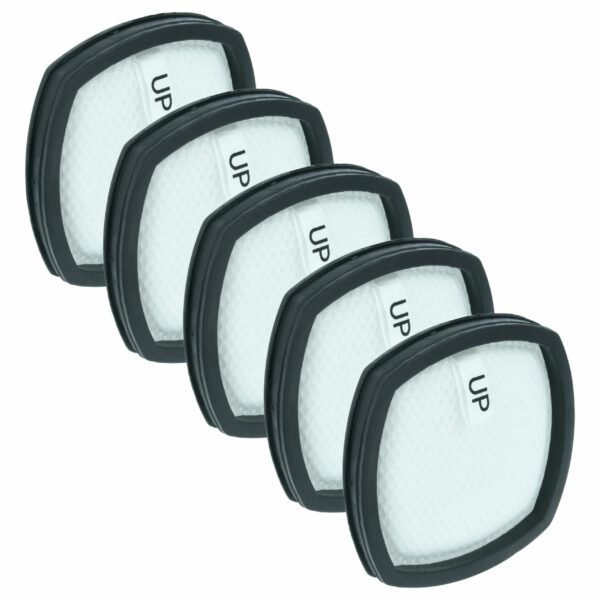 5x Filtro de Substituição vhbw para Aspirador Leifheit 89161, Classe H10