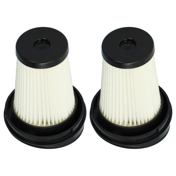 2x Filtros plissados planos vhbw compatíveis com Grundig 9178008590