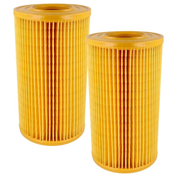 2x Filtro Cartuchos de Substituição para Aspirador Allaway VCF/211ALL - vhbw