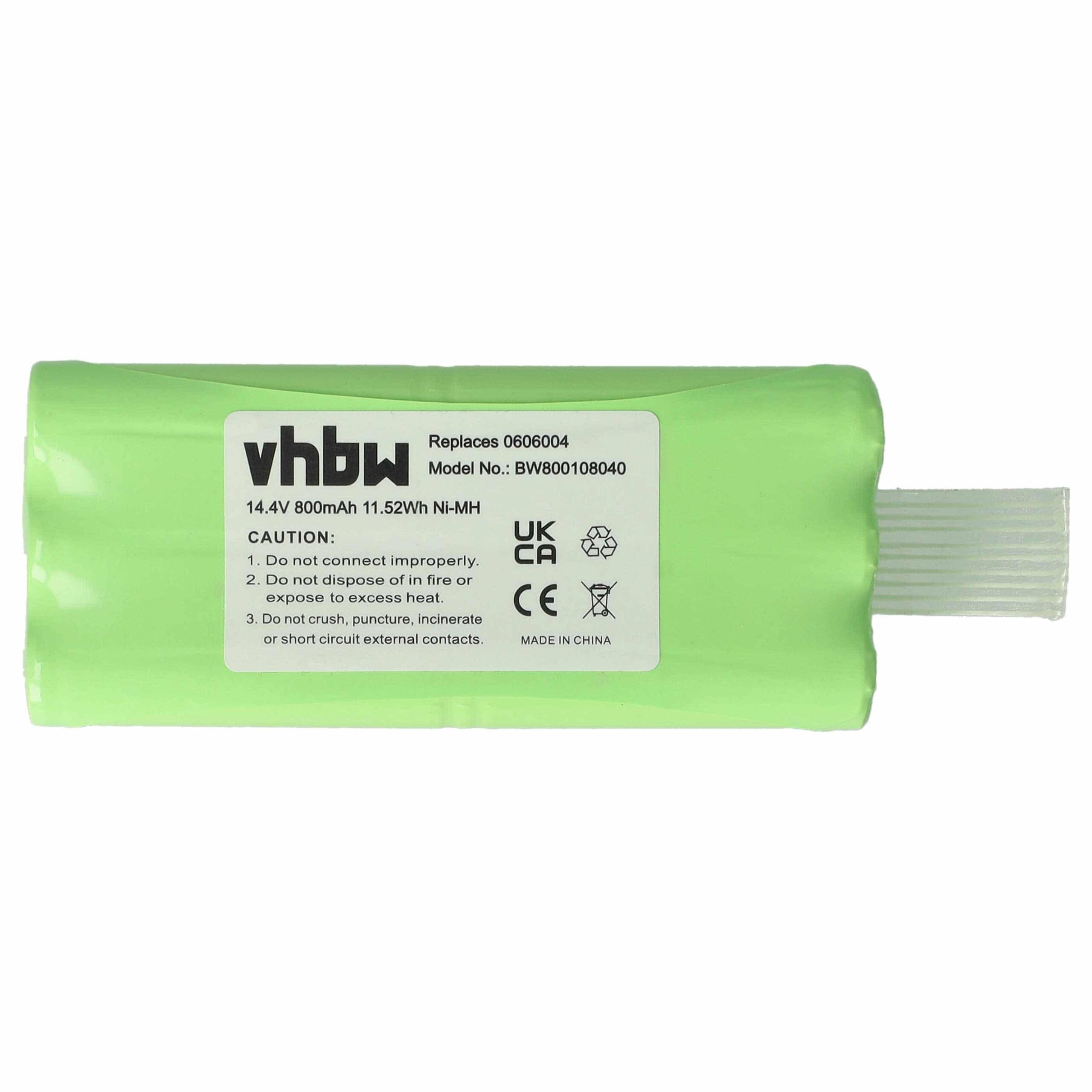 Bateria vhbw 14.4V 800mAh NiMH compatível com Dirt Devil, Taurus, Ecovacs, Sichler e outros aspiradores - Image 3