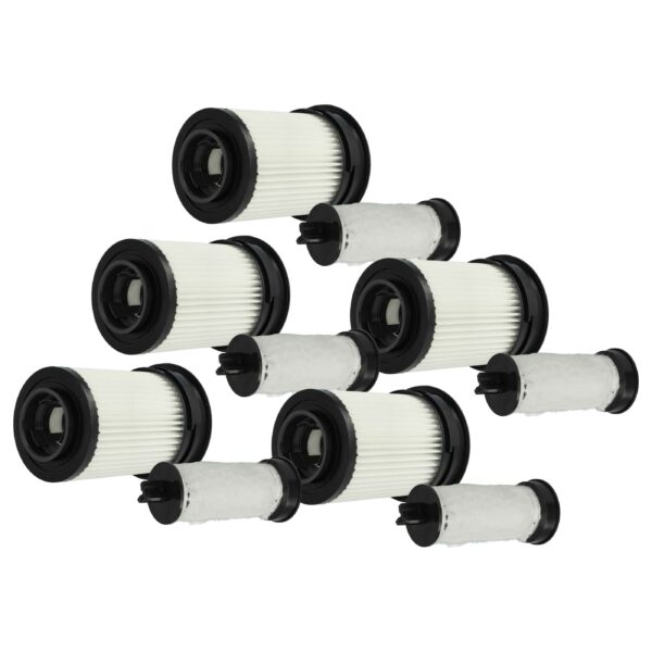 5x Filtro de Substituição Miele 4002516262756, 11385020, 41996704EU1 para Aspirador Miele, Classe H11 vhbw