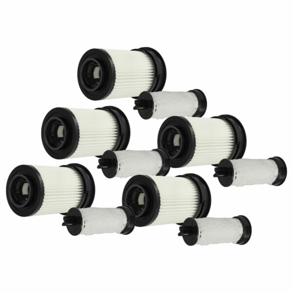 5x Filtro de Substituição Miele 4002516262756, 11385020, 41996704EU1 para Aspirador Miele, Classe H11 vhbw