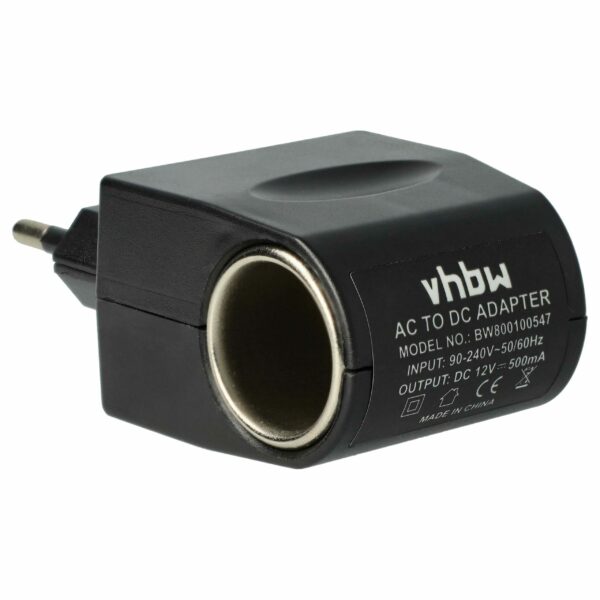 Adaptador de Tomada Veicular 12 V para 220 V - vhbw 500 mA