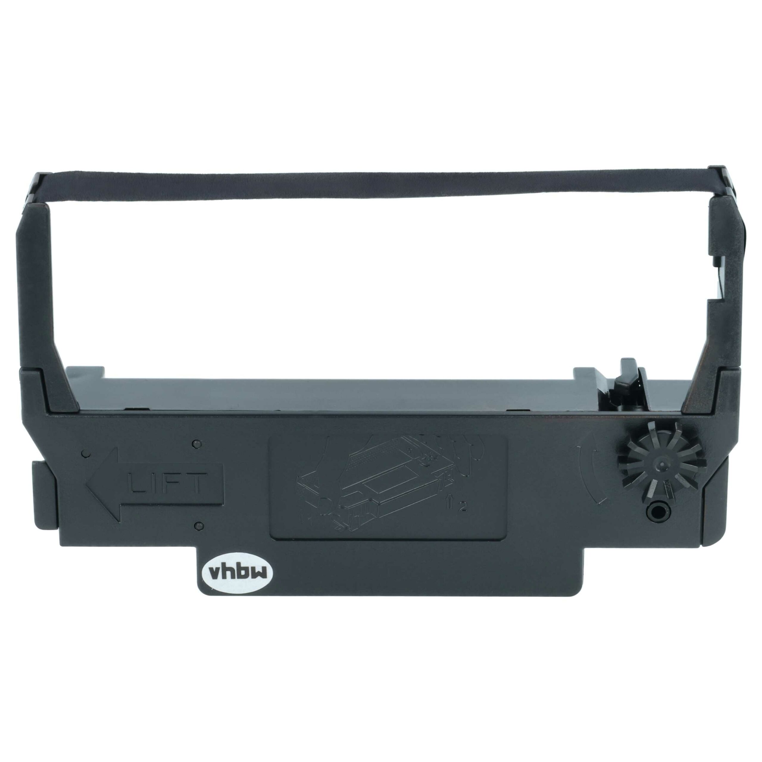 Fita de Tinta vhbw para Hyundai Dot Matrix e Impressora de Recibos - Preto - Image 3