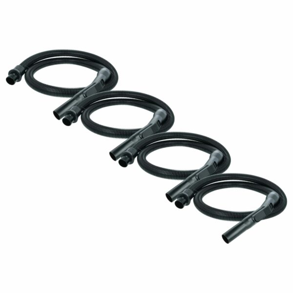 4x Mangueira de Substituição Nilfisk 12018001 para Aspirador Nilfisk - com Pega, 1,8m - Conector 32 mm