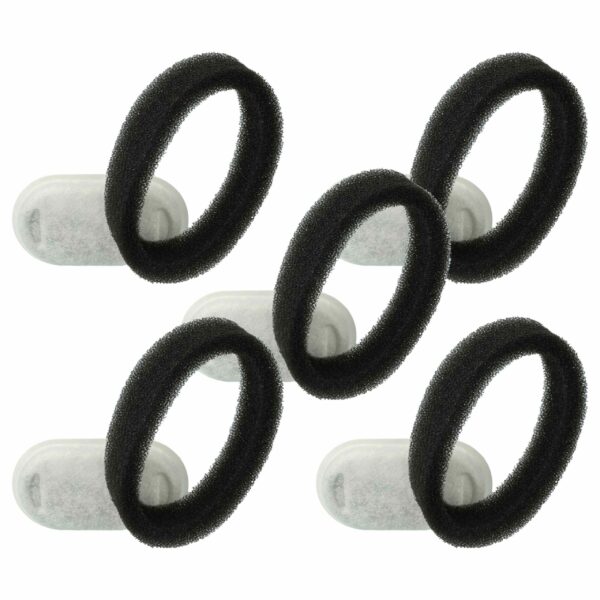 Conjunto de 5 Filtros para Fontes de Água para Animais (Petlibro, Tomxcute) - Filtro de Água + Filtro de Bomba
