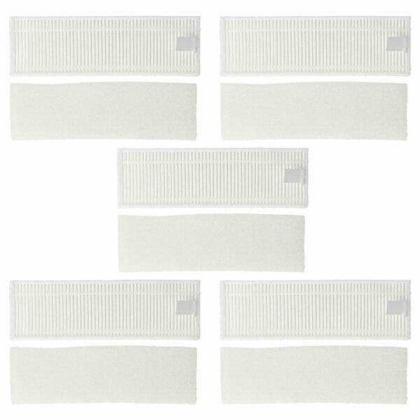 10x Filtros HEPA/Esponja para Aspirador Robô Xiaomi Mijia G1 vhbw