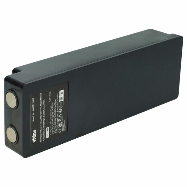Bateria vhbw 2000 mAh para Scanreco 1026, Palfinger, Scanreco 590, 592 - Telecomando Industrial