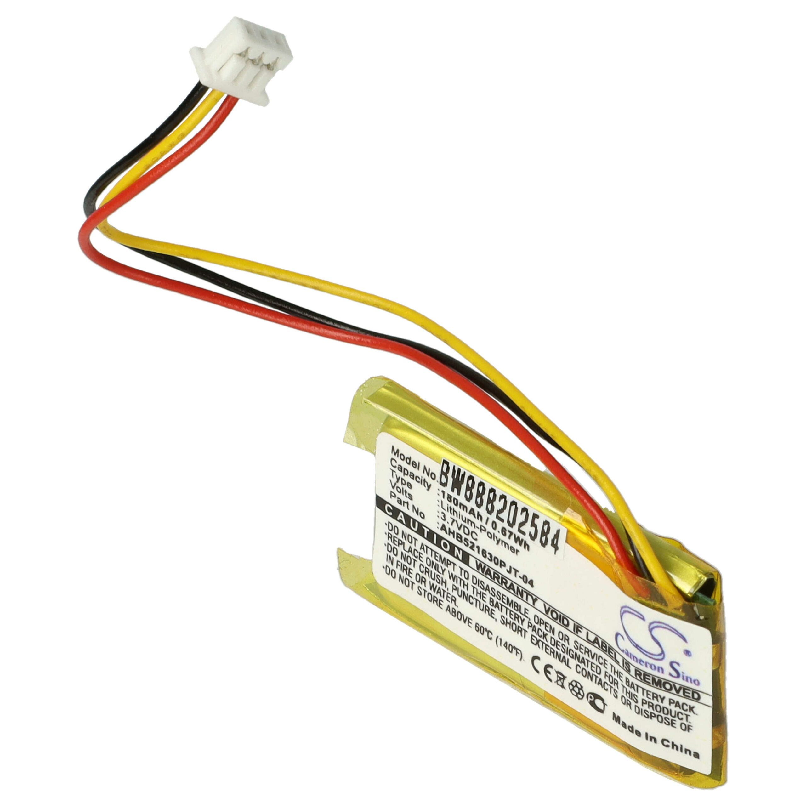 Bateria vhbw para Rato Logitech sem fios - AHB521630PJT-04 - 180 mAh 3.7 V Li-polymer - Image 3
