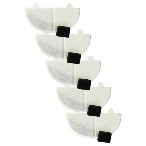 Pack 5x Filtros para Fonte de Água HomeRunPet CF2, WF20 - Filtro de Água + Filtro de Bomba