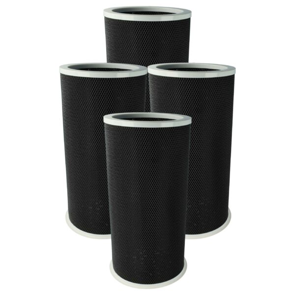 4x Filtro de carvão ativado vhbw para Xiaomi Mi Air Purifier 2C, 2H, 2S, 3C