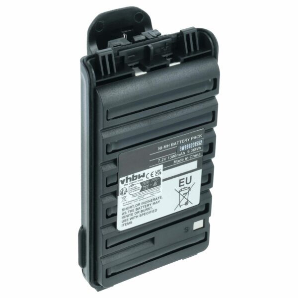Bateria vhbw para Rádios Icom BP264, BP-264 - 1300 mAh 7.2 V NiMH