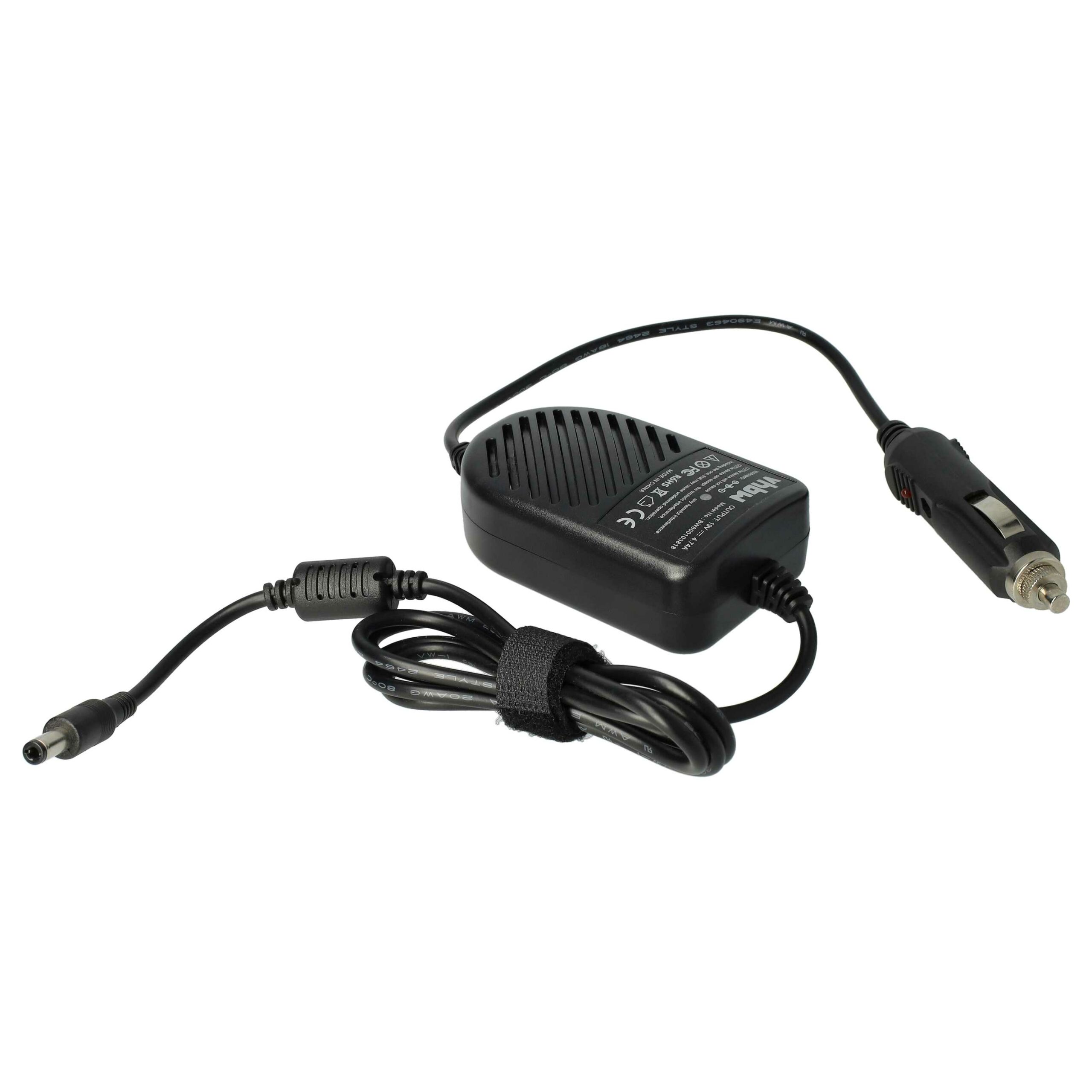 Carregador de Isqueiro para Portátil vhbw Acer Aspire 1200 - 90W 19V 4.74A