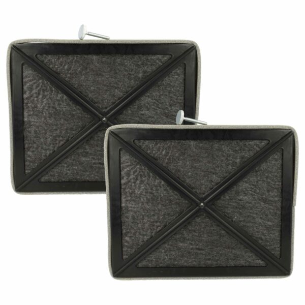 2x Filtro de Carvão Ativado Substituição para Miele 3174713, 3174714 - 20.5 x 17 x 3.3 cm