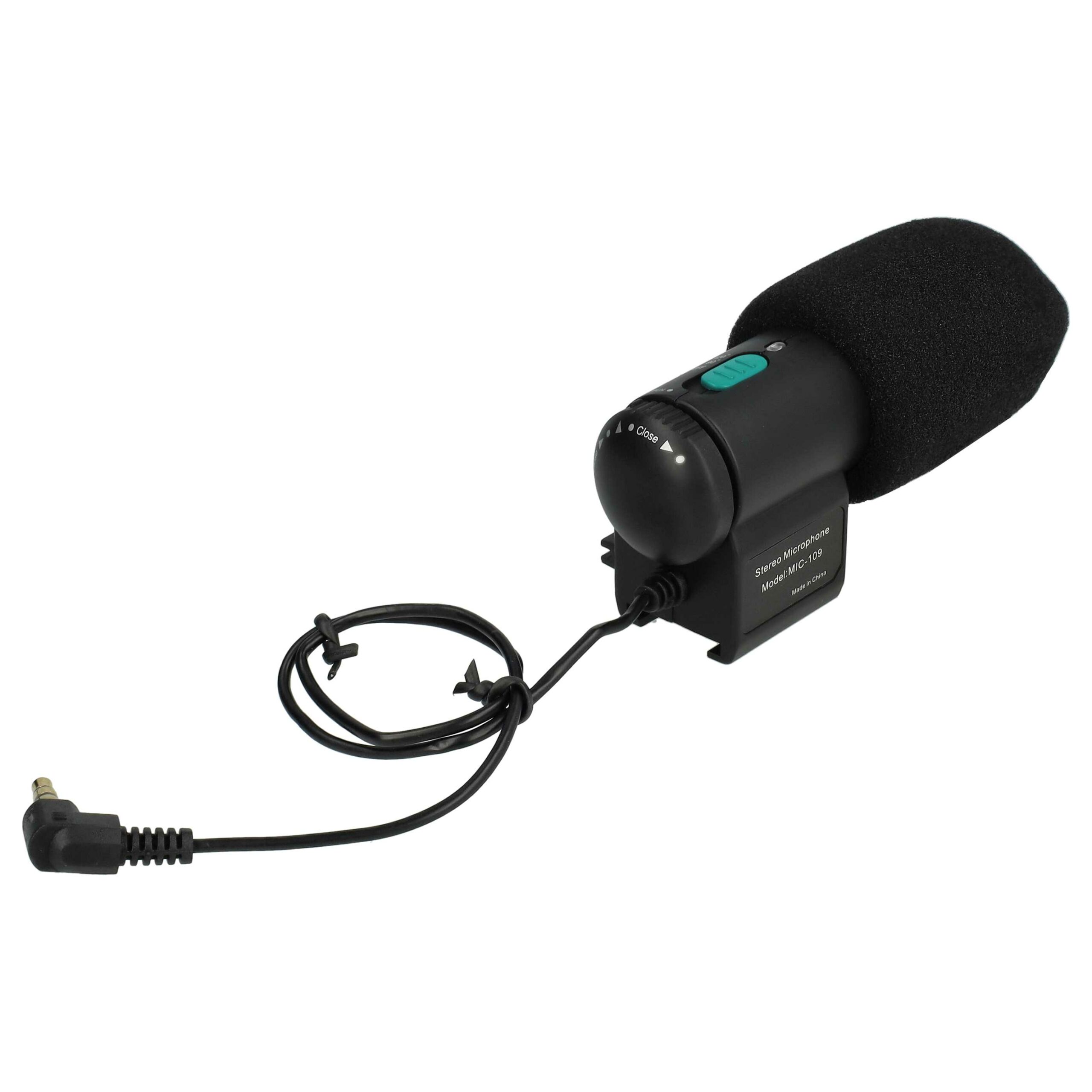 Microfone Estéreo Externo vhbw para Câmaras Fujifilm, Pentax, Panasonic, Nikon - Image 2