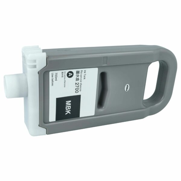 Cartucho de Tinta Compatível Canon PFI-3700 MBK - vhbw 700 ml Preto Fosco