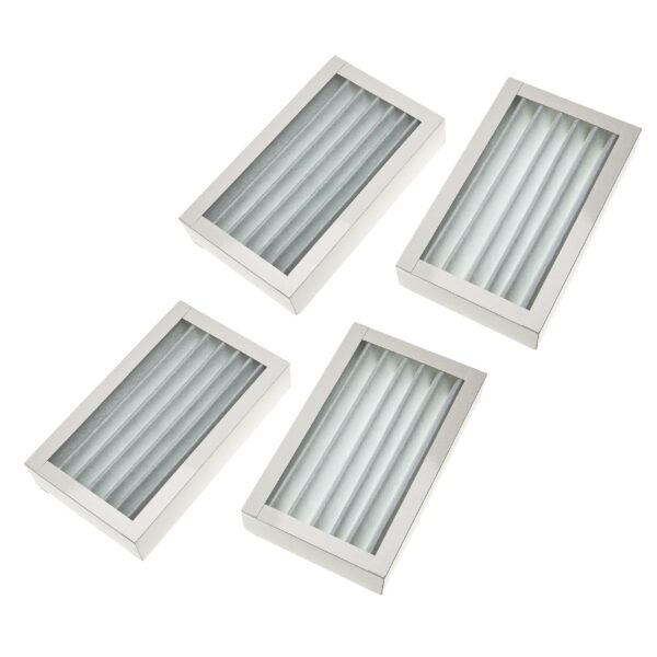 Pack 4x Filtros G4 vhbw para Zehnder e Paul - Filtros de Pó Grosseiro