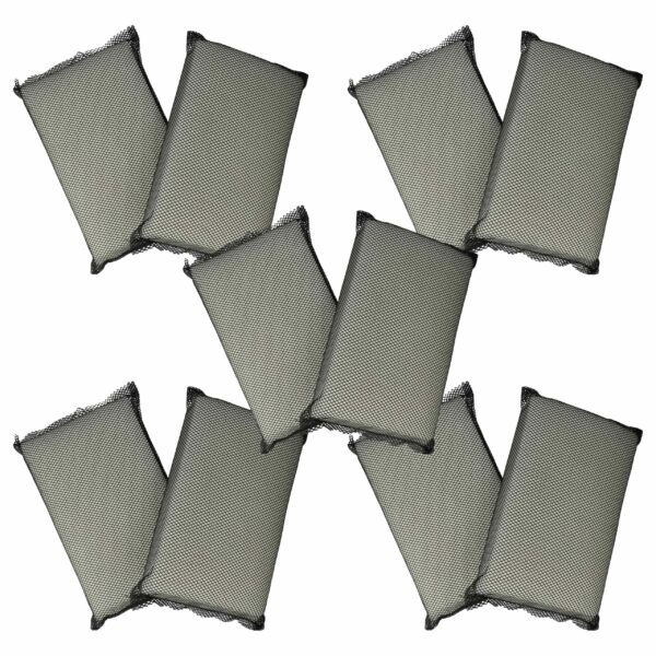 10x Filtros para Aspirador de Piscina Meranus Power 4 - Filtro Fino 25 x 16 x 10 cm